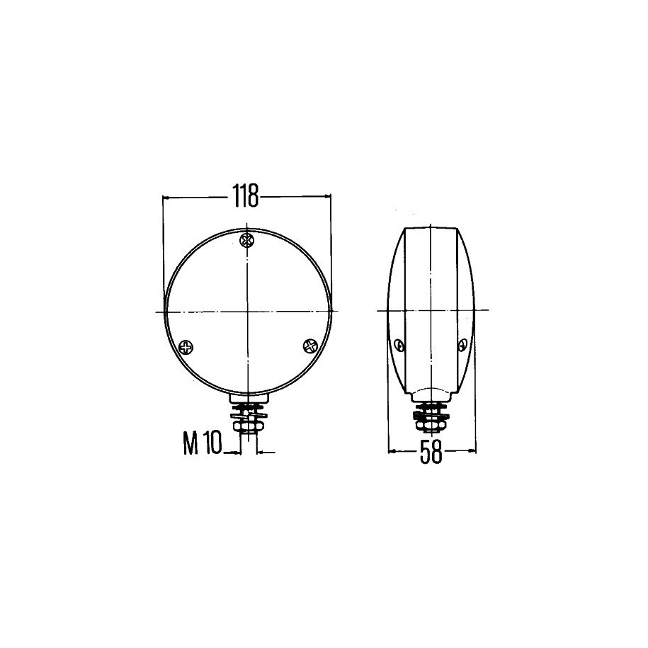 Direction Indicator - HELLA 2BA 003 022-001