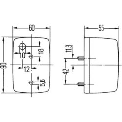 Direction Indicator - HELLA 2BA 002 652-101