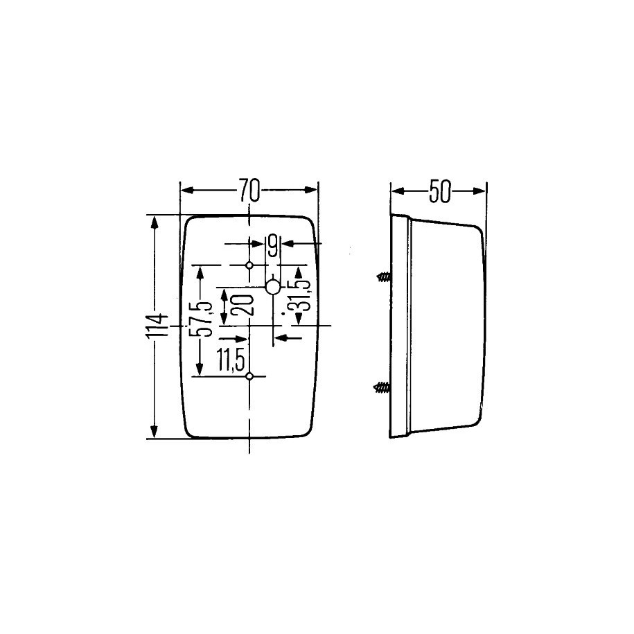 Direction Indicator - HELLA 2BA 002 324-011
