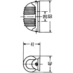 Direction Indicator - HELLA 2BA 001 227-201