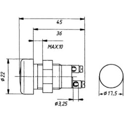 Control Lamp - HELLA 2AA 008 595-031