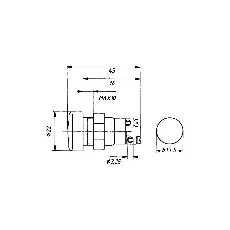 Control Lamp - HELLA 2AA 008 595-031