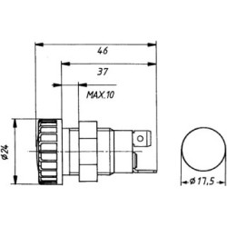 Control Lamp - HELLA 2AA 008 594-021