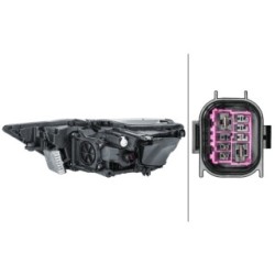 Headlight For AUDI - HELLA 1ZX 013 376-141