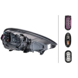 Headlight For PORSCHE - HELLA 1ZT 011 099-511