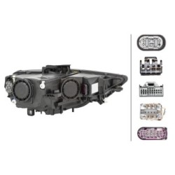 Headlight For AUDI - HELLA 1ZS 010 740-651