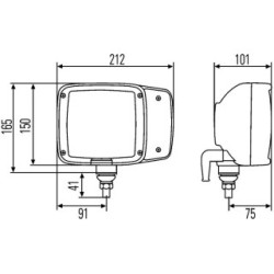 Headlight - HELLA 1SA 996 120-031