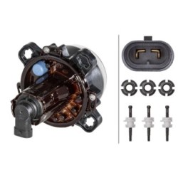 Headlight - HELLA 1ML 247 042-167