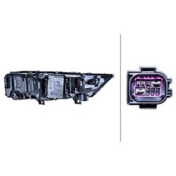 Headlight For AUDI - HELLA 1LX 354 881-151
