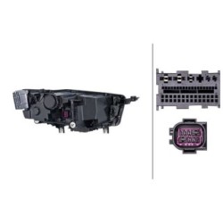 Headlight For SEAT - HELLA 1LX 014 891-431
