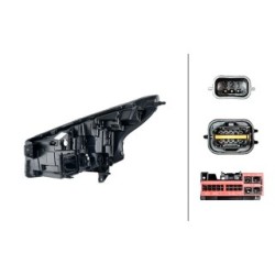 Headlight For RENAULT - HELLA 1LX 014 031-121
