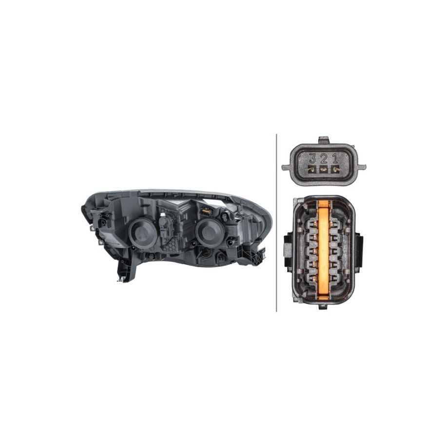 Headlight For RENAULT - HELLA 1LL 012 293-431