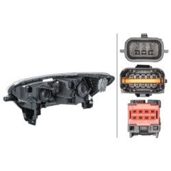 Headlight For RENAULT - HELLA 1LL 011 770-881