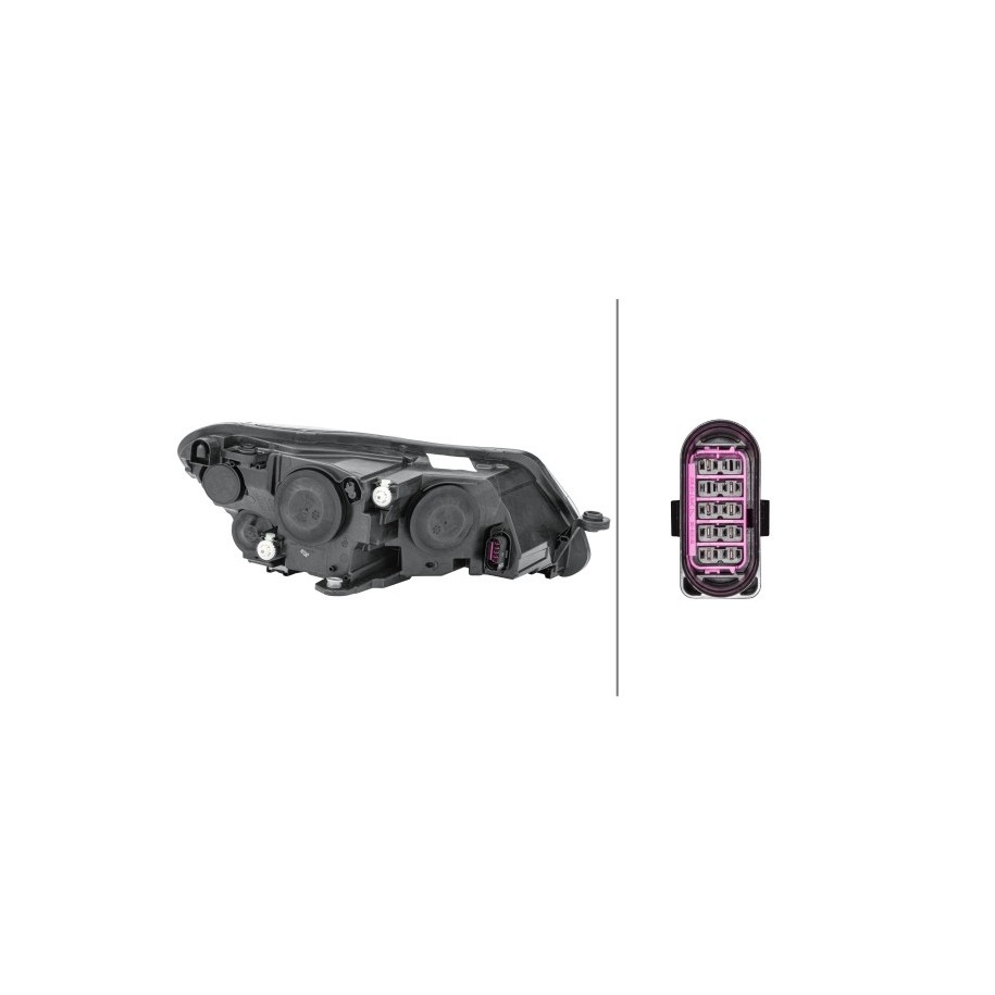 Headlight For SKODA - HELLA 1LJ 011 939-031