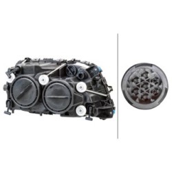 Headlight - HELLA 1LH 009 513-071