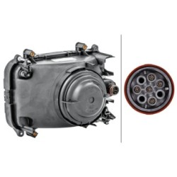 Headlight - HELLA 1LG 007 660-041