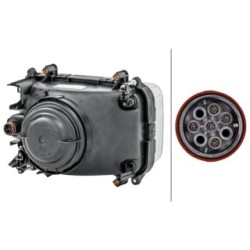 Headlight - HELLA 1LG 007 660-031