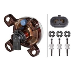 Headlight - HELLA 1K0 247 043-107