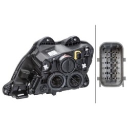 Headlight - HELLA 1EX 010 116-721