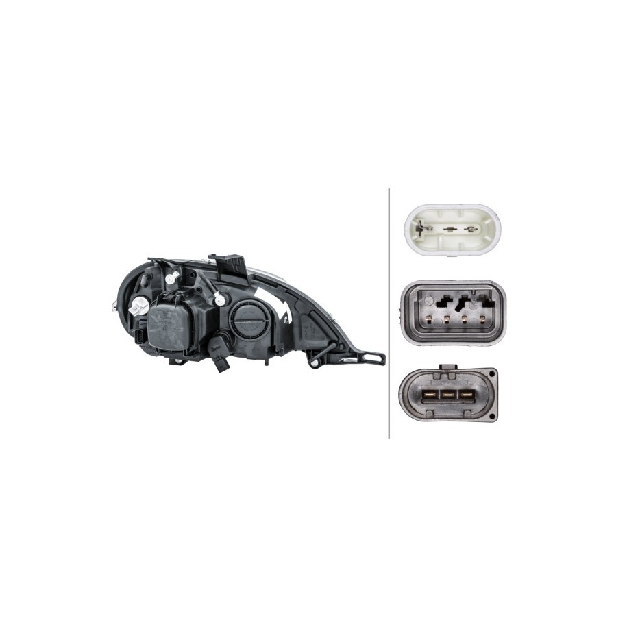 Headlight For MERCEDES BENZ - HELLA 1EL 223 151-171