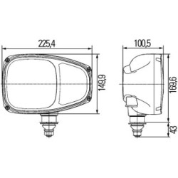 Headlight - HELLA 1EE 996 174-251