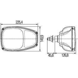 Headlight - HELLA 1EE 996 174-221
