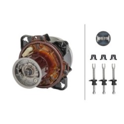 Headlight Insert - HELLA 1BL 008 193-001