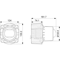 Headlight Insert - HELLA 1AL 015 318-031 | OE 015 318-031