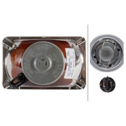 HELLA Headlight Insert 1LB 003 177-511 for VW,AUDI 200,SCIROCCO
