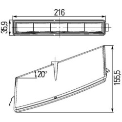 Daytime Running Light - HELLA 2PT 010 043-041 | OE 152 7233