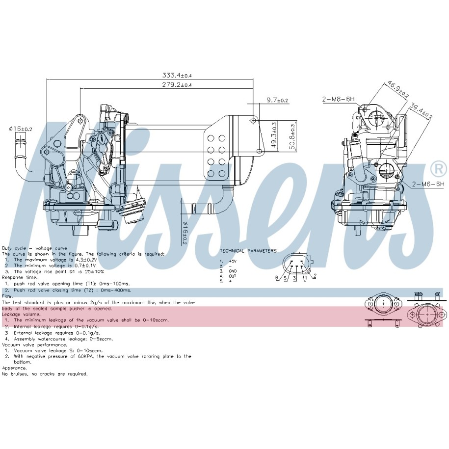 EGR Module - Nissens 98230