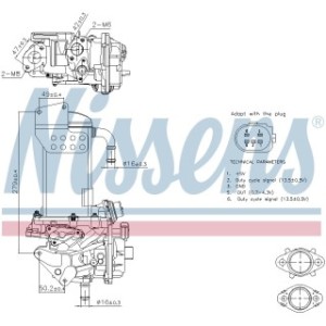 EGR Module - Nissens 98325