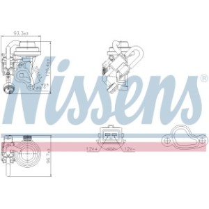 Exhaust Gas Recirculation (EGR) Valve - Nissens 98344