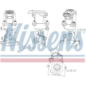 Exhaust Gas Recirculation (EGR) Valve - Nissens 98350