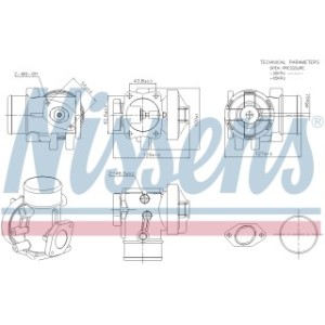 Exhaust Gas Recirculation (EGR) Valve - Nissens 98445