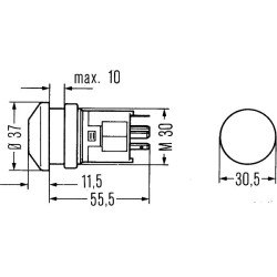 Switch - HELLA 6EF 003 916-061 | OE 4381 95661