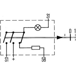 Switch - HELLA 6EF 003 916-061 | OE 4381 95661