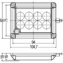 Interior Light - HELLA 2JA 012 557-001 | OE 012 557-001