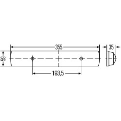 Interior Light - HELLA 2JA 007 373-161 | OE 11286486