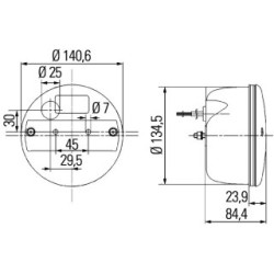 Tail Light - HELLA 2SD 344 100-101 | OE 091 17222