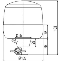 Rotating Beacon - HELLA 2RL 010 979-011 | OE 1150681-8