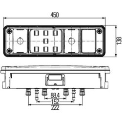 Tail Light - HELLA 2VP 340 961-141 | OE 1529 577
