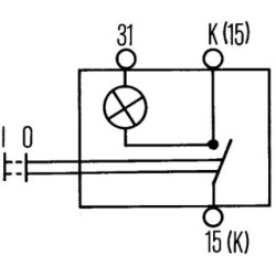 Switch - HELLA 6ED 004 778-011 | OE KDWHLO9050