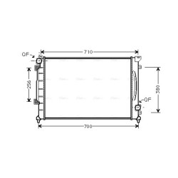 Radiator - Engine Cooling - AVA AI2139