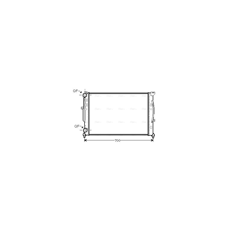 Radiator - Engine Cooling - AVA AI2189