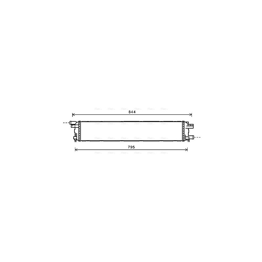 Radiator - Engine Cooling - AVA AI2361