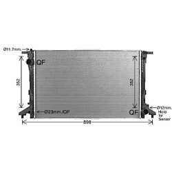 Radiator - Engine Cooling - AVA AI2441
