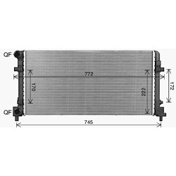 Radiator - Engine Cooling - AVA AI2450