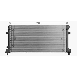 Radiator - Engine Cooling - AVA AI2450