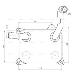 Engine Oil Cooler - AVA AI3454